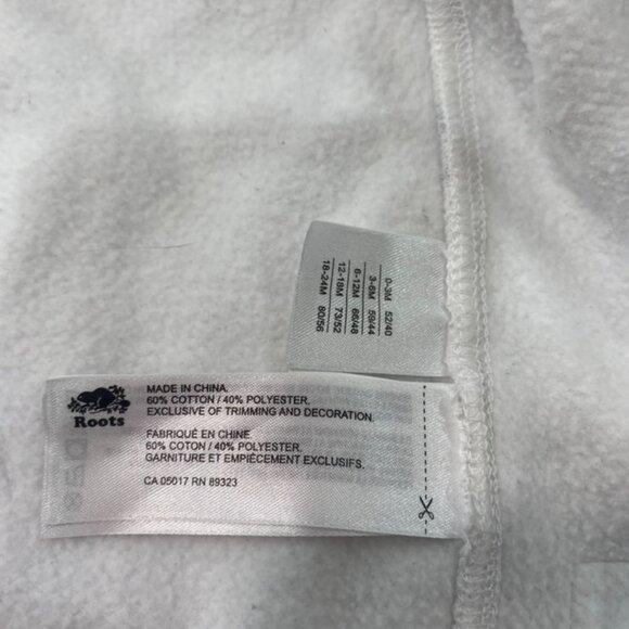 Roots White and Purple Kids Hoodie - Picture 4 of 5